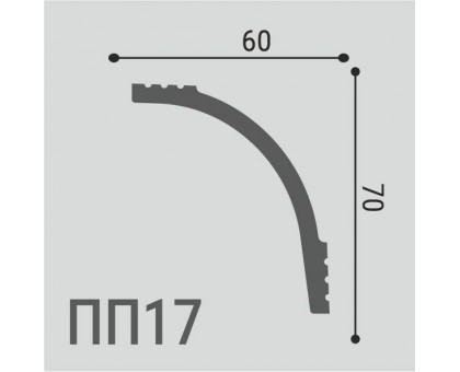 Карниз XPS POLYMER ПП 17 70/60