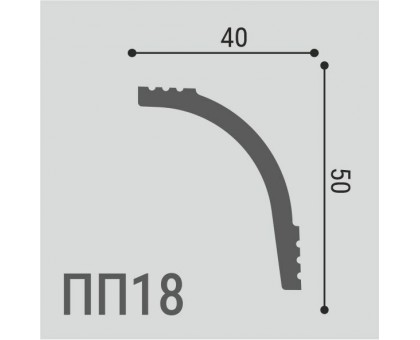 Карниз XPS POLYMER ПП 18 50/40