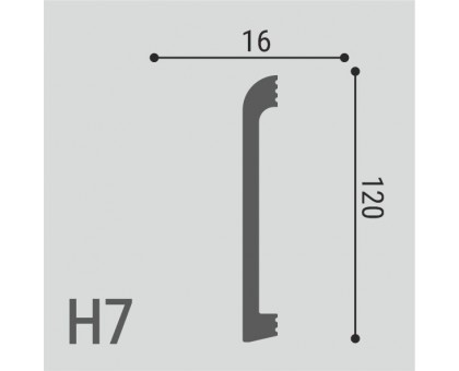 Плинтус напольный Н7