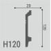 Плинтус напольный из дюрополимера H 120 в г. Екатеринбург