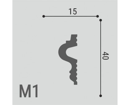 Молдинг XPS POLYMER М 1