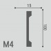 Молдинг XPS POLYMER М 4