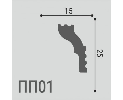 Карниз XPS POLYMER ПП 01