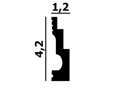 Молдинг P105 Перфект Плюс