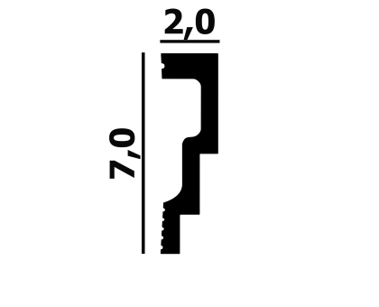 Молдинг P106 Перфект Плюс