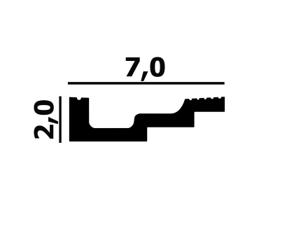 Молдинг P106 Перфект Плюс