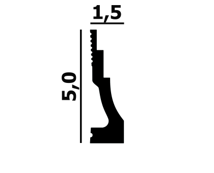 Молдинг P107 Перфект Плюс