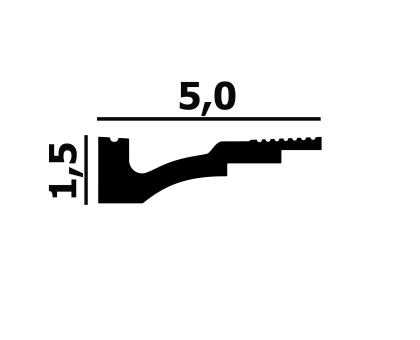 Молдинг P107 Перфект Плюс