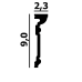Молдинг P98 Перфект Плюс