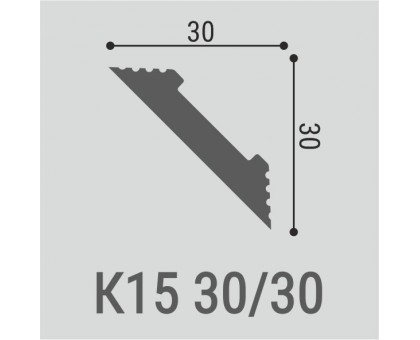 Карниз К15 30-30