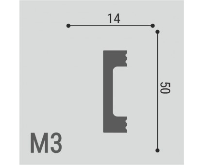 Молдинг XPS POLYMER М 3