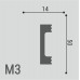 Молдинг XPS POLYMER М 3