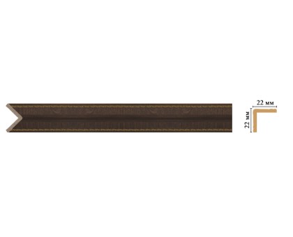 Угол цветная лепнина 116М-1 (22х22х2400мм)/42 в г. Екатеринбург