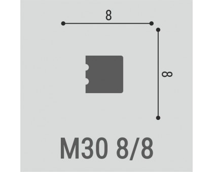 Молдинг М30 8-8