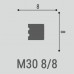 Молдинг М30 8-8