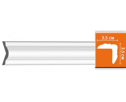 96205/40 FLEXIBLE угл.плинтус DECOMASTER-2 (35х35х2400мм) в г. Екатеринбург