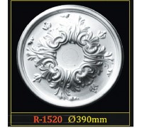 Розетка потолочная из полистирола R1520