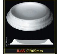 Розетка потолочная из полистирола R65