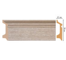 D122-72 ШК/16 Плинтус напольн.DECOMASTER(78*21*2400 мм) в г. Екатеринбург