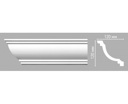 96274 ШК/24 плинтус DECOMASTER-3 (120х120х2400мм) в г. Екатеринбург