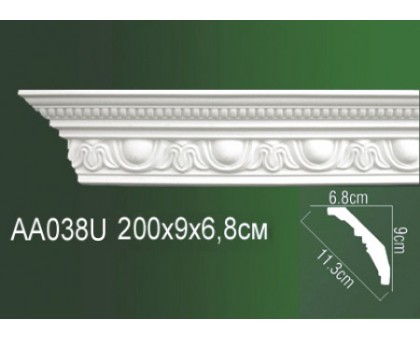 Карниз полиуретановый AA038U в г. Екатеринбург