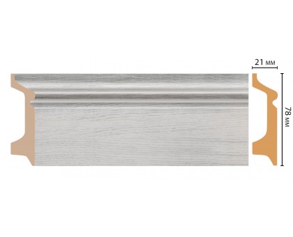 D122-84 ШК/16 Плинтус напольн.DECOMASTER(78*21*2400 мм) в г. Екатеринбург