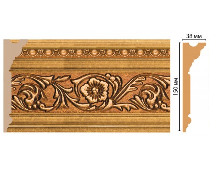 D214-58 ШК/6 плинтус DECOMASTER(150*38*2400 мм) в г. Екатеринбург