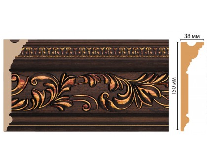 D214-966 ШК/6 плинтус DECOMASTER(150*38*2400 мм) в г. Екатеринбург