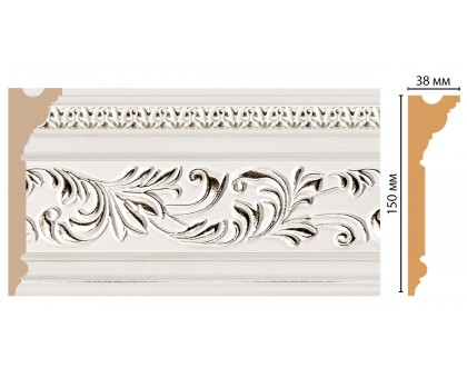 D214-60 ШК/6 плинтус DECOMASTER(150*38*2400 мм) в г. Екатеринбург