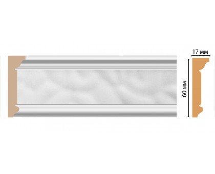 D216-114 ШК/30 плинтус DECOMASTER(60*17*2400 мм) в г. Екатеринбург
