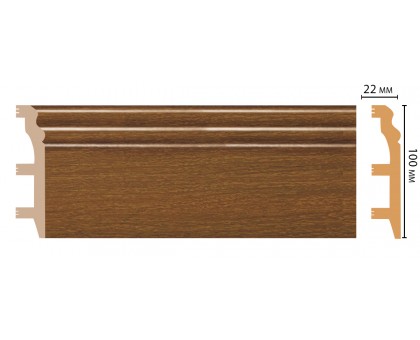 D232-85 ШК/14 Плинтус напольн.DECOMASTER(100*22*2400 мм) в г. Екатеринбург