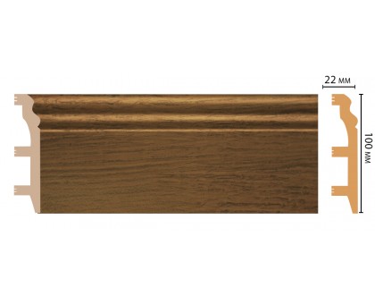D232-88 ШК/14 Плинтус напольн.DECOMASTER(100*22*2400 мм) в г. Екатеринбург