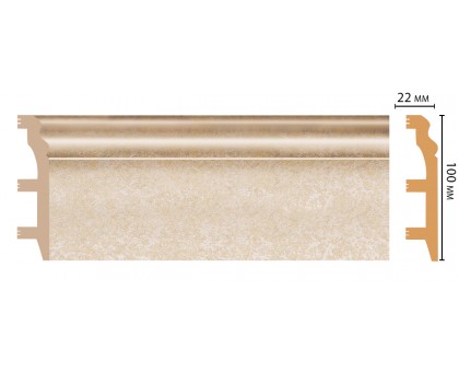 D232-18D ШК/14 Плинтус напольн.DECOMASTER(100*22*2400 мм) в г. Екатеринбург