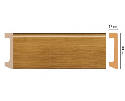 D235-73 ШК/20 Плинтус напольн.DECOMASTER(80*17*2400 мм) в г. Екатеринбург