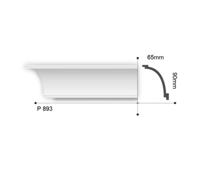 Карниз потолочный P 893 в г. Екатеринбург