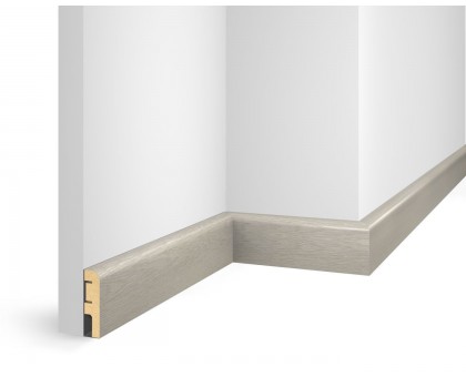 Плинтус 60x16x2400 мм, дуб Анталия, иск. шпон, EP02 в г. Екатеринбург