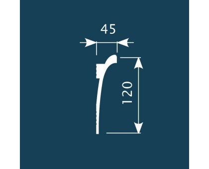 Карниз К003, 120х45, экополимер в г. Екатеринбург