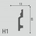Плинтус напольный H1