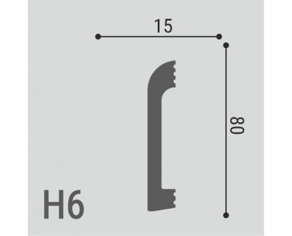 Плинтус напольный Н 6