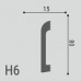 Плинтус напольный Н 6