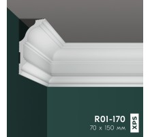 Плинтус потолочный ПраймДекор R01-170 150/70