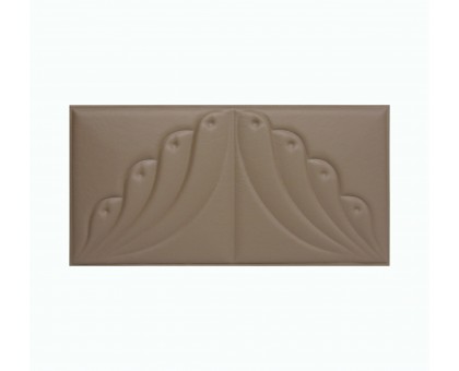 Мягкая стеновая панель Angel 300х600 мм - Coffee