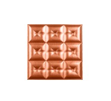 Мягкая стеновая панель из экокожи Boss 400х400 мм - Bronze