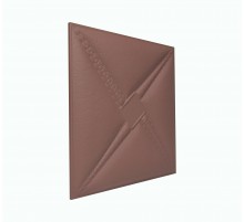 Мягкая стеновая панель из экокожи Stella 400х400 мм - Salmon в г. Екатеринбург