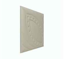 Мягкая стеновая панель из экокожи Petal 400х400 мм - Almond