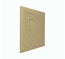 Мягкая стеновая панель из экокожи Petal 400х400 мм - Peach