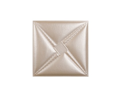 Мягкая стеновая панель из экокожи Stella - Apricot