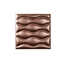 Мягкая стеновая панель из экокожи Wave - Nut в г. Екатеринбург