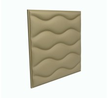 Мягкая стеновая панель из экокожи Wave 400 х 400 мм - Brandy в г. Екатеринбург