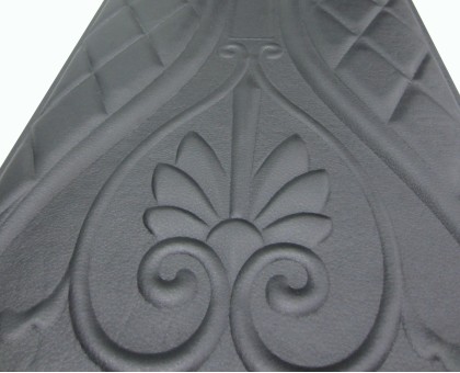 Мягкая стеновая панель Romantic 300х600 мм - Black